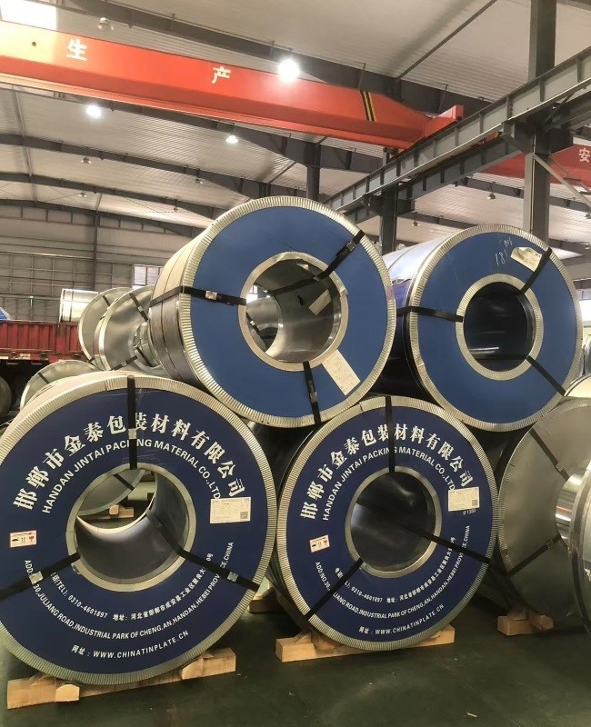 ETP Tinplate / Coil DR8 DR9 Tin Plated Steel Sheet для пищевых продуктов с внутренним покрытием